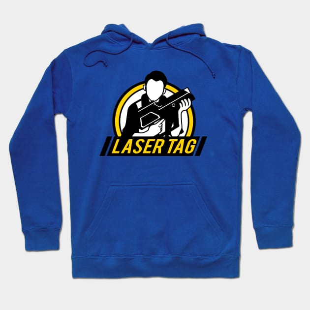 Laser Tag Logo Hoodie by AnotherOne